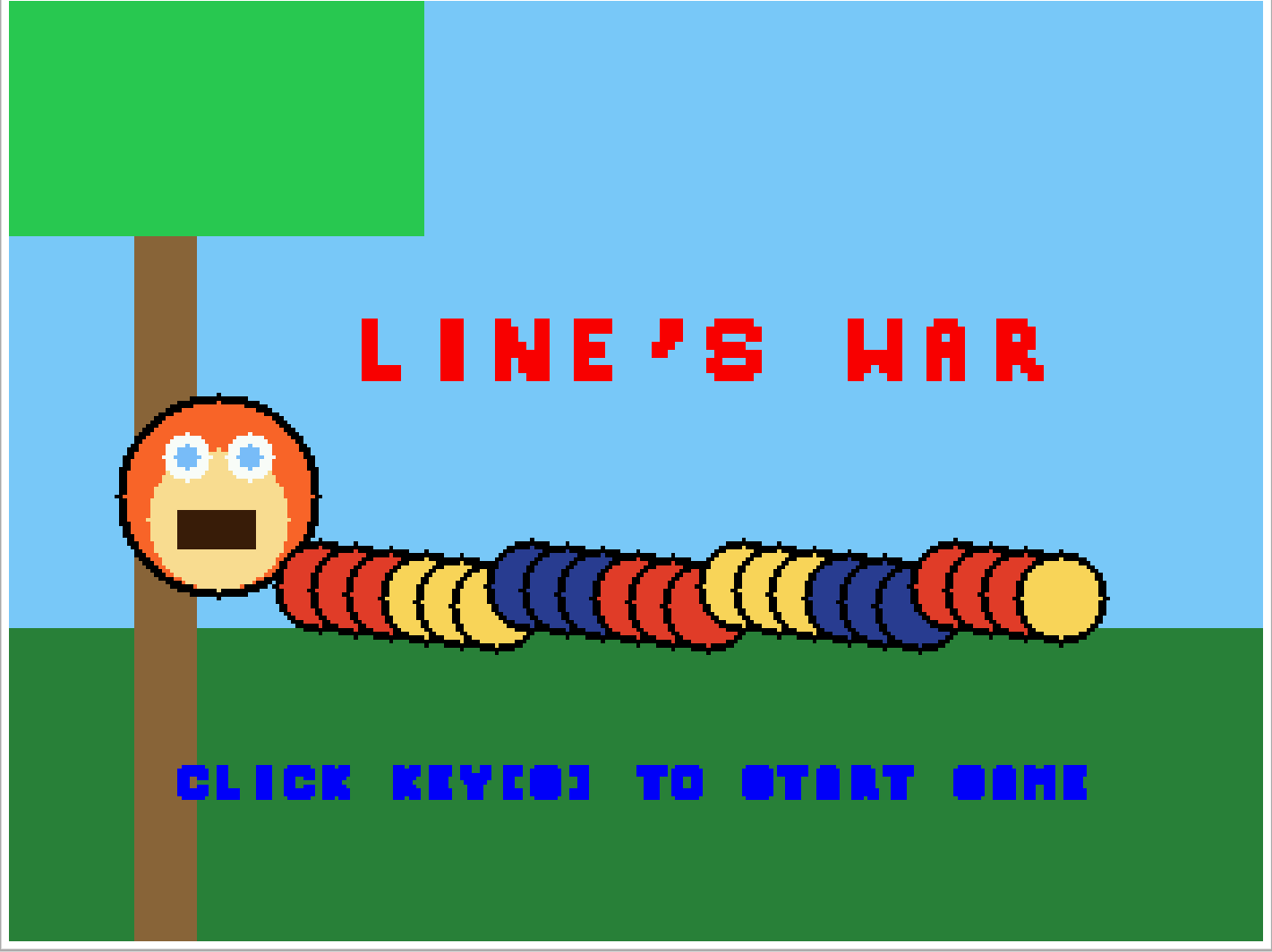 Light Cycle game on RISC-V — title screen